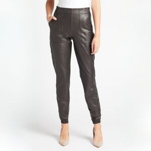 Spanx Leather Like Joggers M